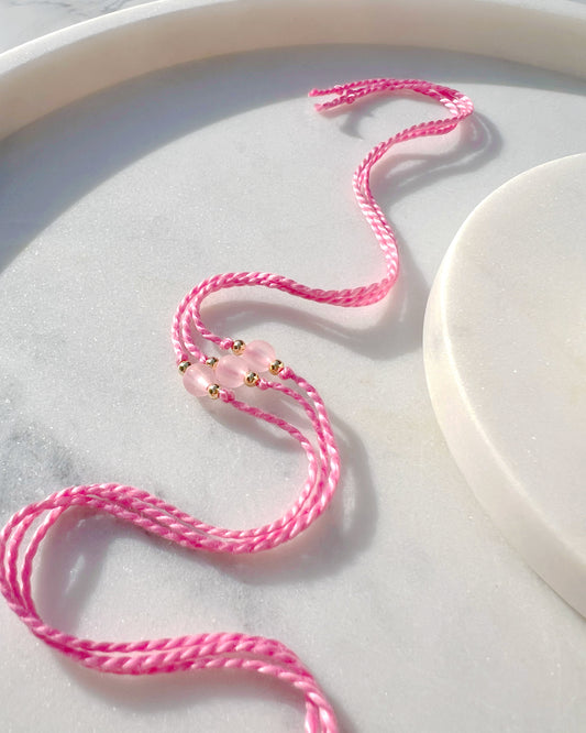 Baby Pink Frosted Rakhri 💕