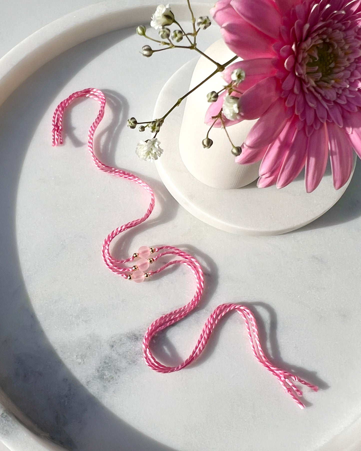 Baby Pink Frosted Rakhri 💕