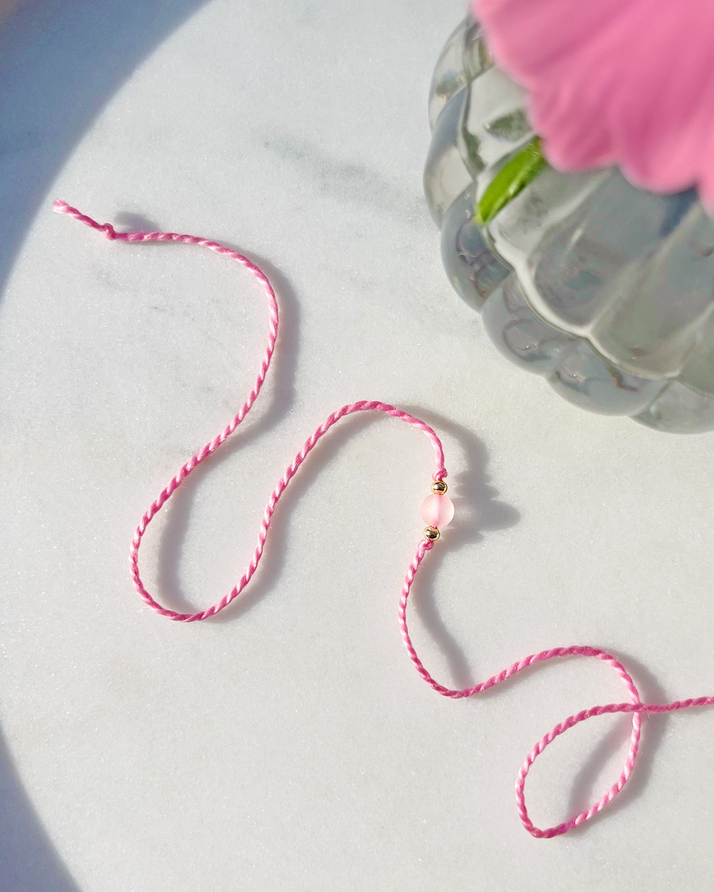 Baby Pink Frosted Rakhri 💕