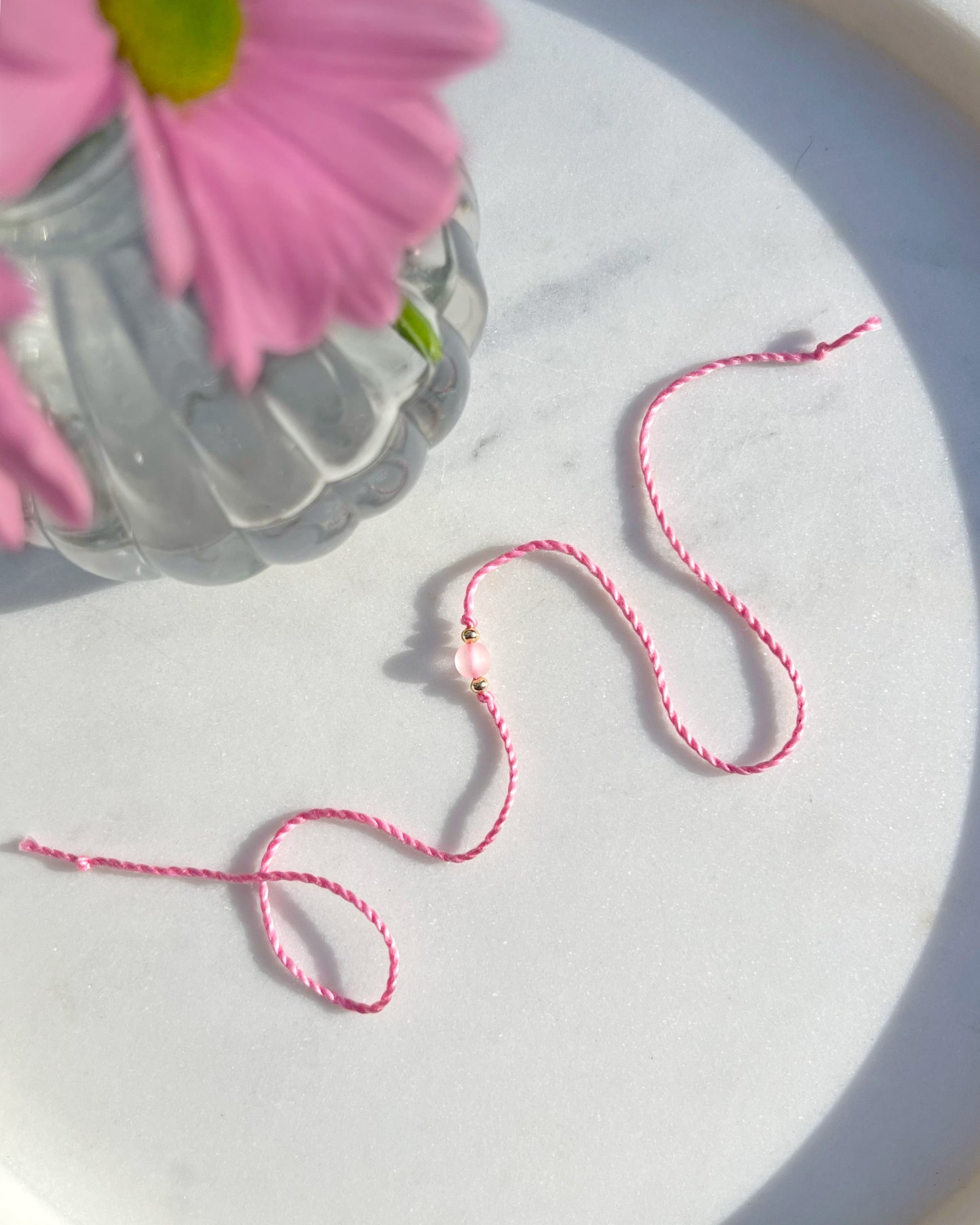Baby Pink Frosted Rakhri 💕