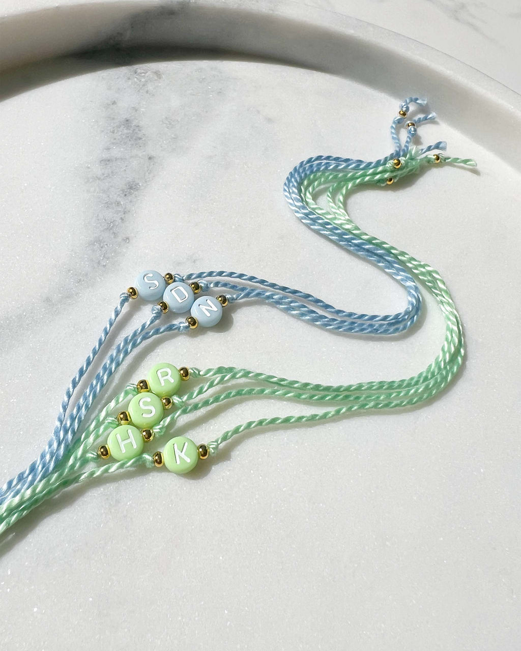 Pastel Mint Green - Initial Rakhi
