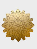 Perfectly Imperfect - 16" Diwali Bouquet Wooden Rangoli Tray Only
