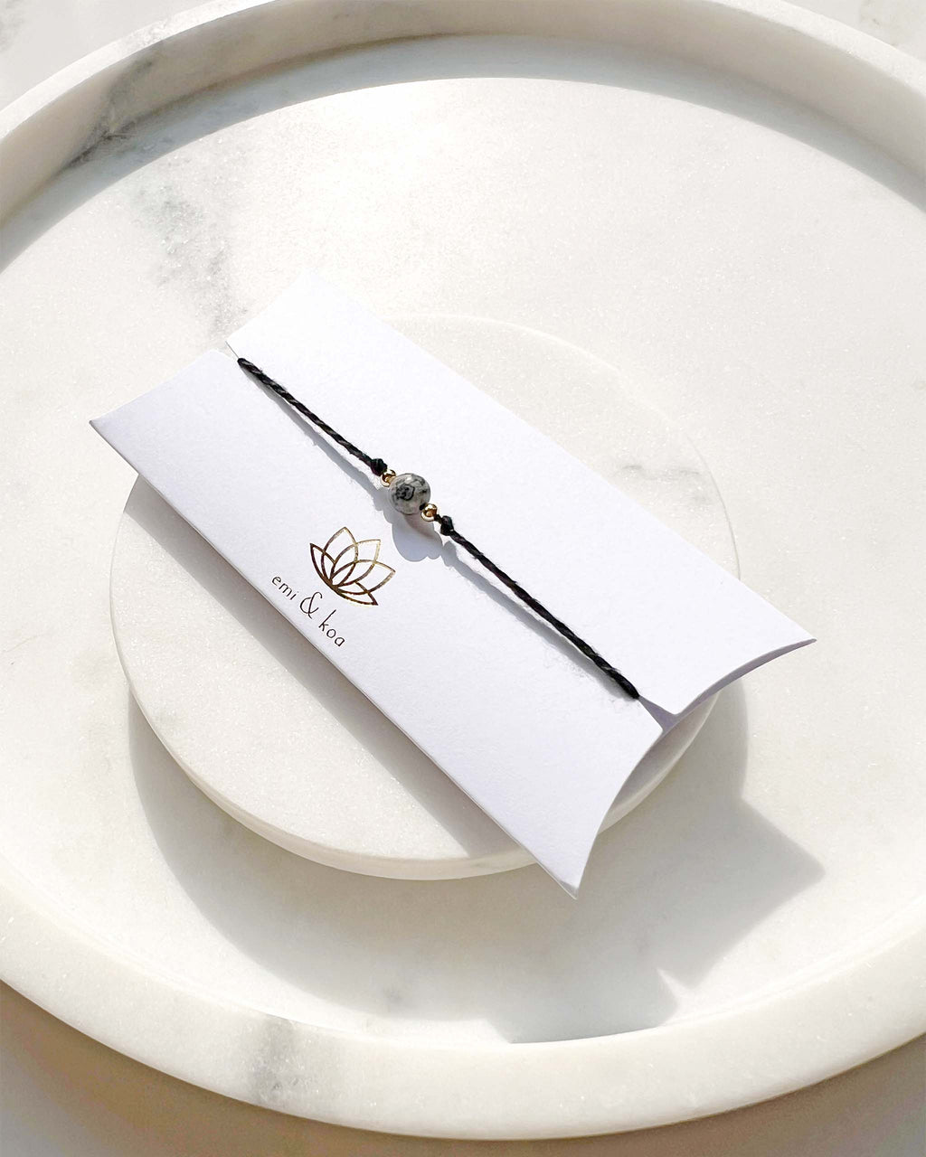 Natural Frosted Picasso Jasper Rakhi