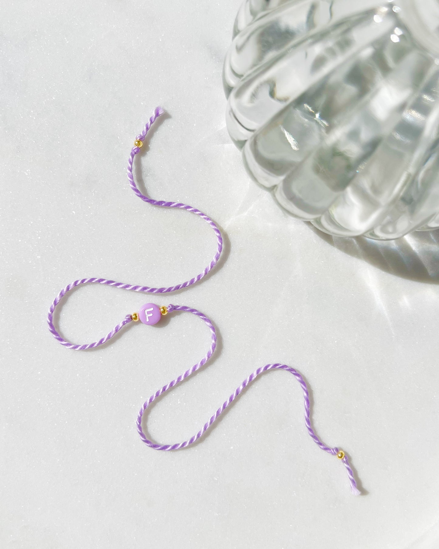 Pastel Lilac Initial Rakhi 💜
