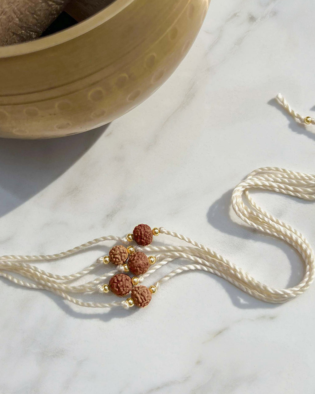 Natural Rudraksha Rakhi