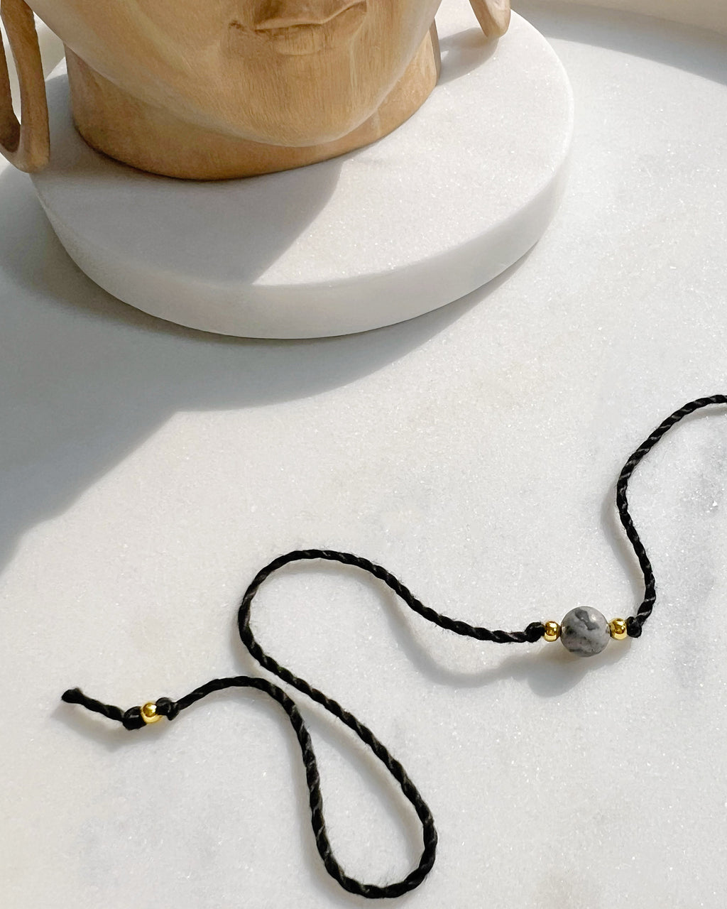 Natural Frosted Picasso Jasper Rakhi