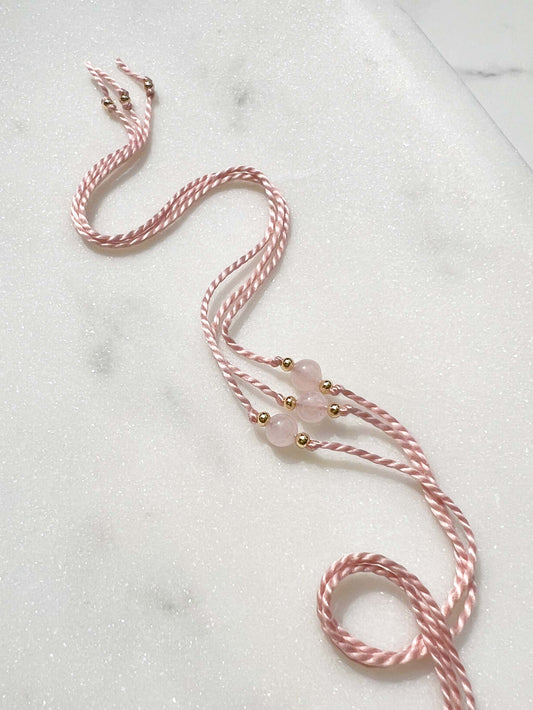 Rose Quartz Rakhi ✨