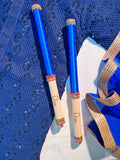 Children's Personalised Dandiya Sticks - Royal Blue 💙