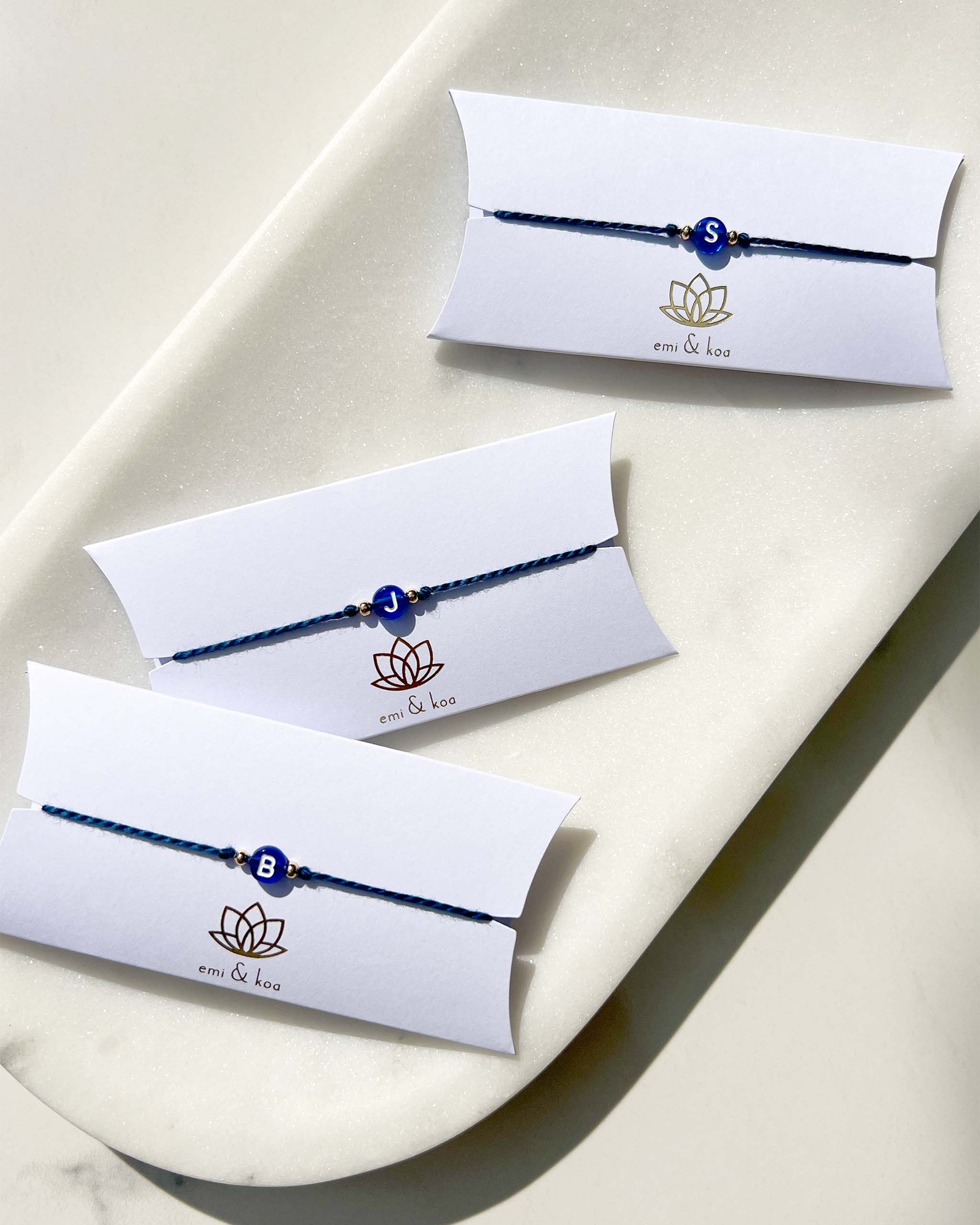 Royal Blue - Initial Rakhi