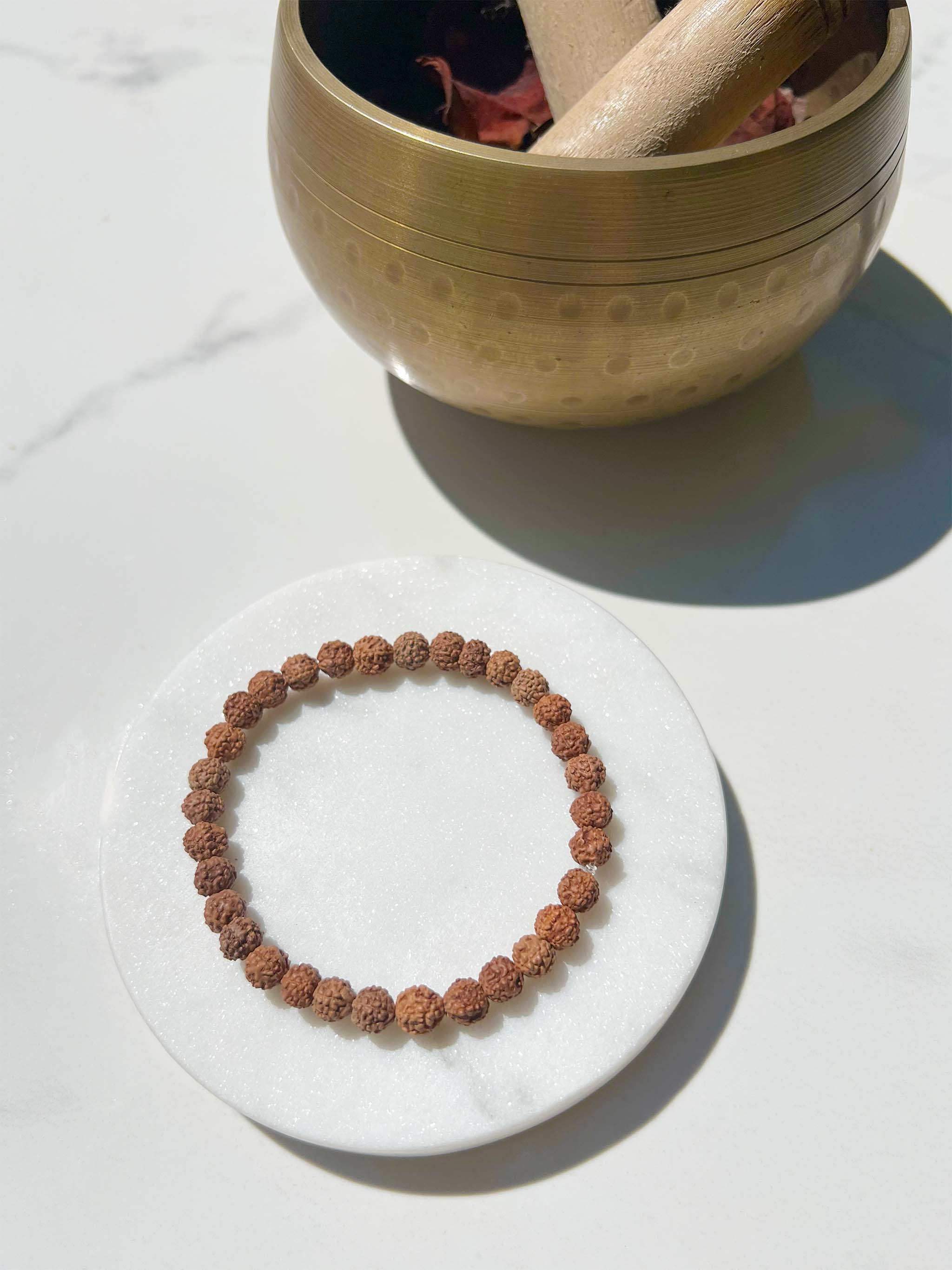 Men's Rudraksha Stretch Bracelet