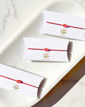 Red Initial Rakhi