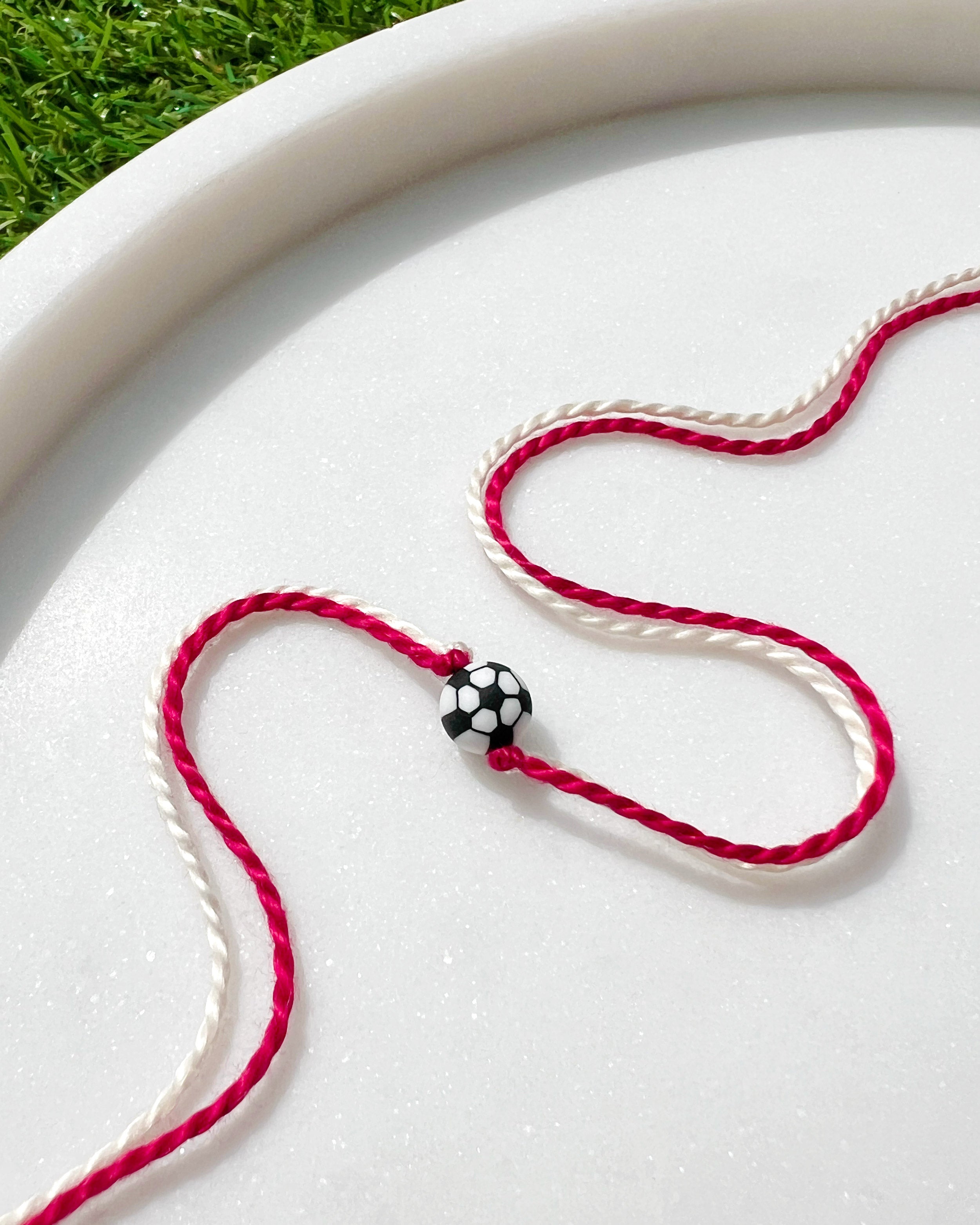 Round Football Rakhi
