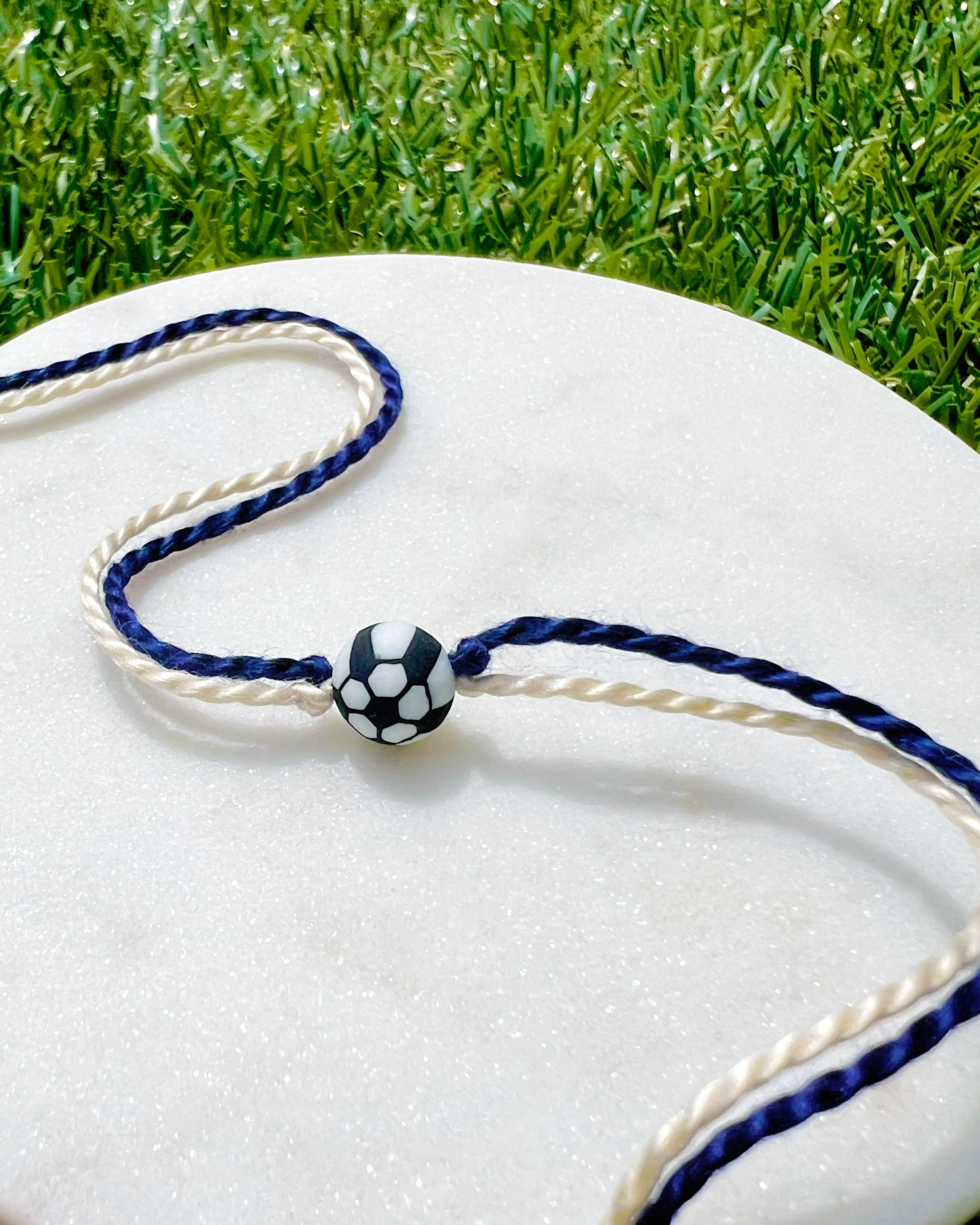 Round Football Rakhi