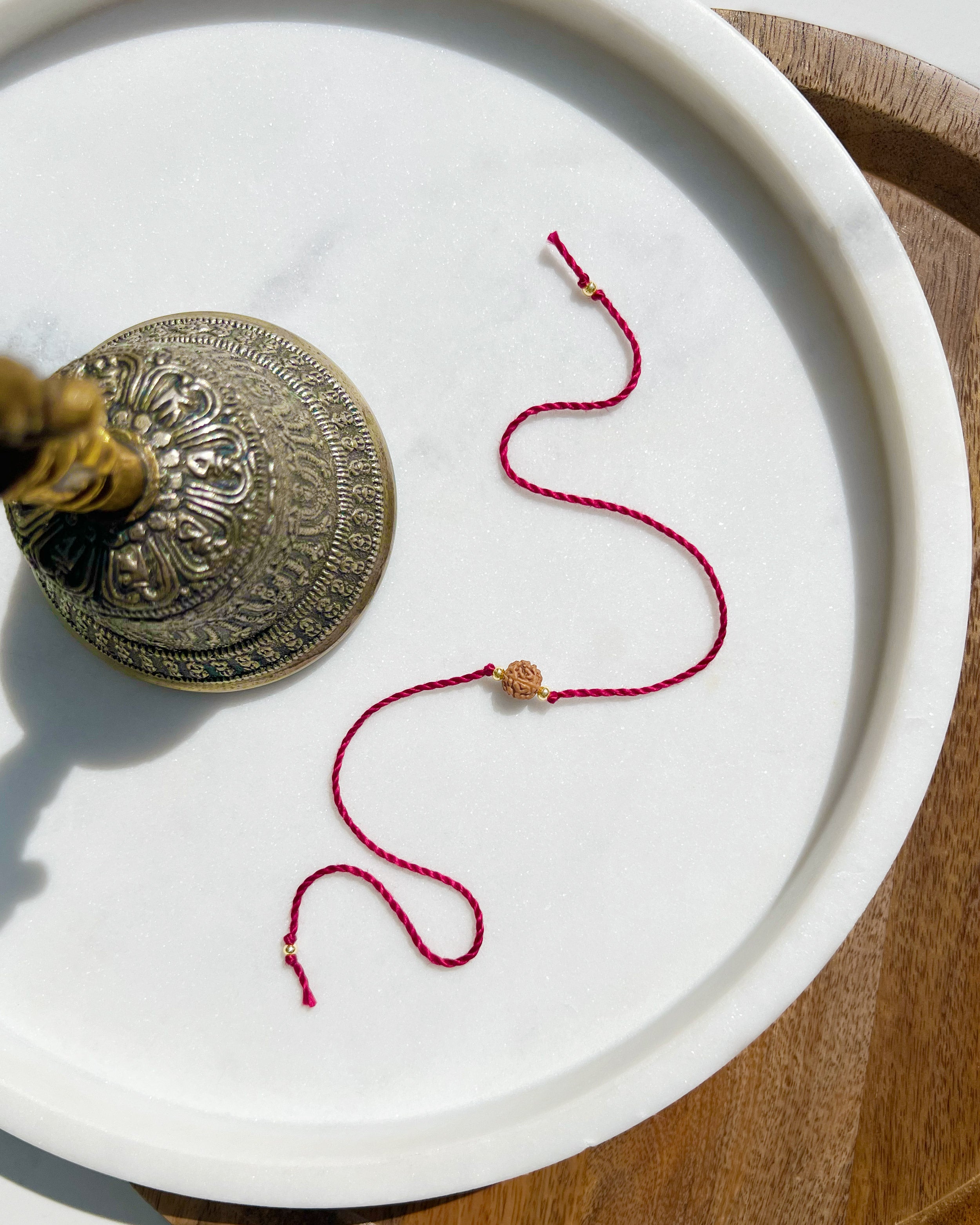 Natural Rudraksha Rakhi