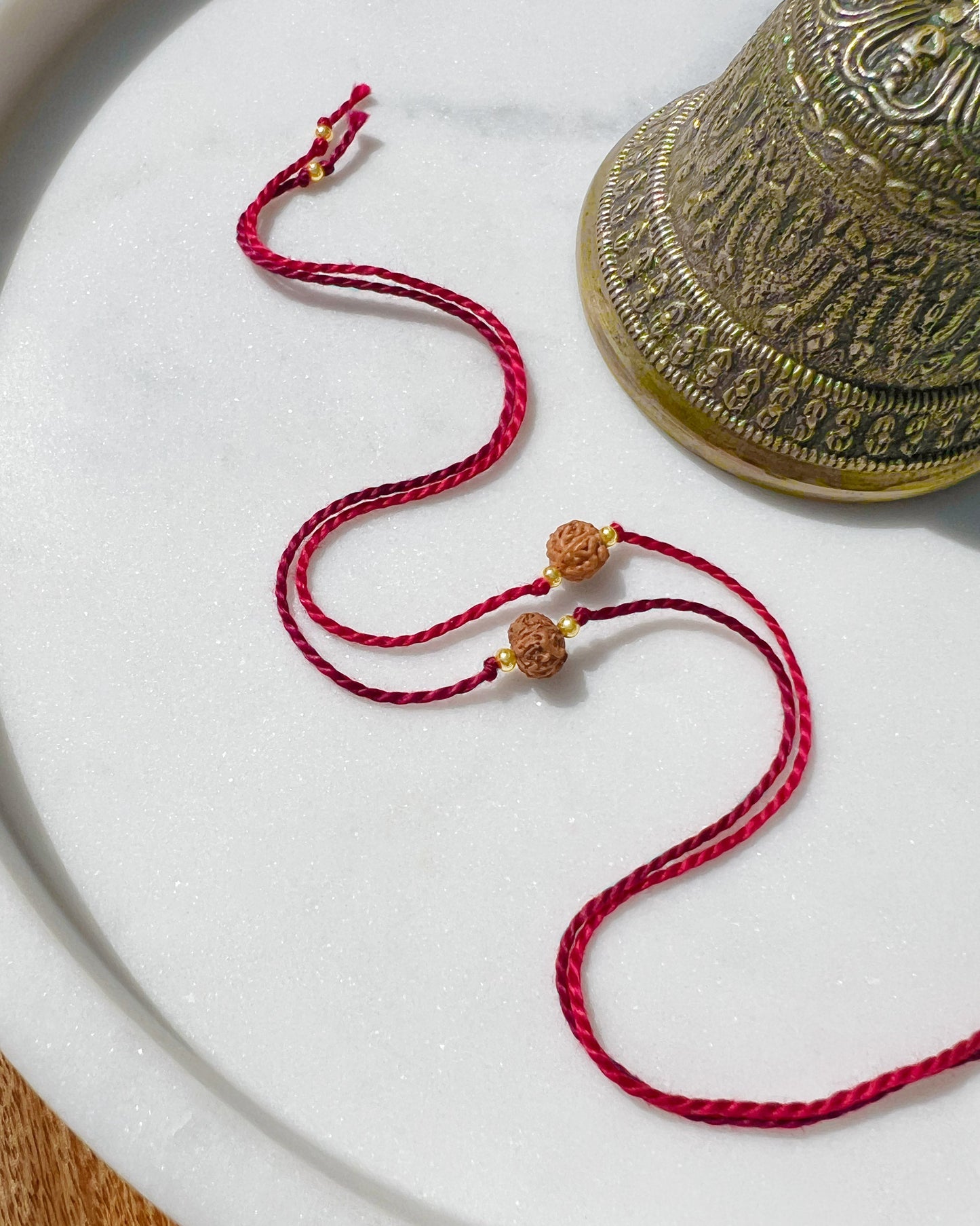 Natural Rudraksha Rakhi 📿