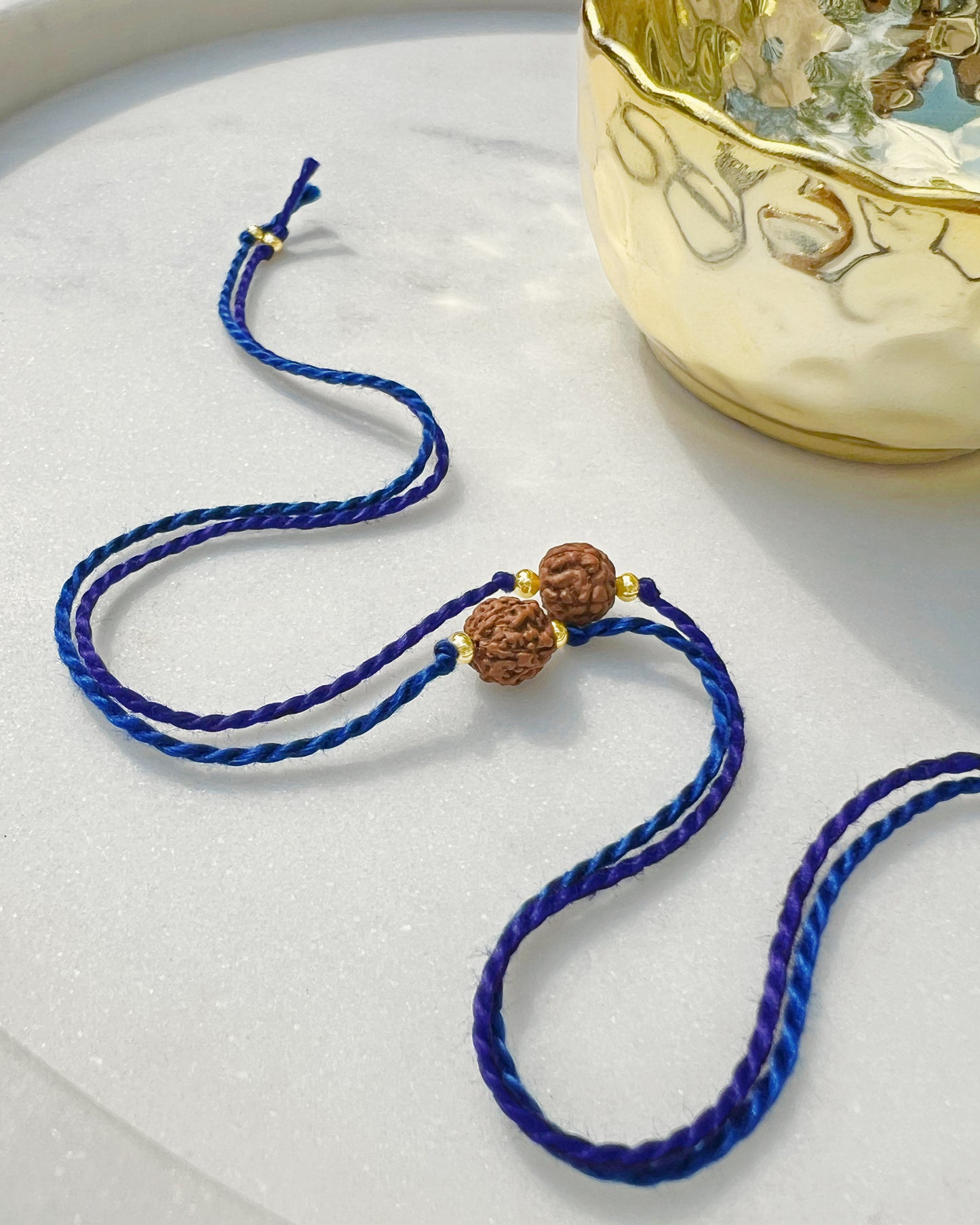 Natural Rudraksha Rakhi 📿