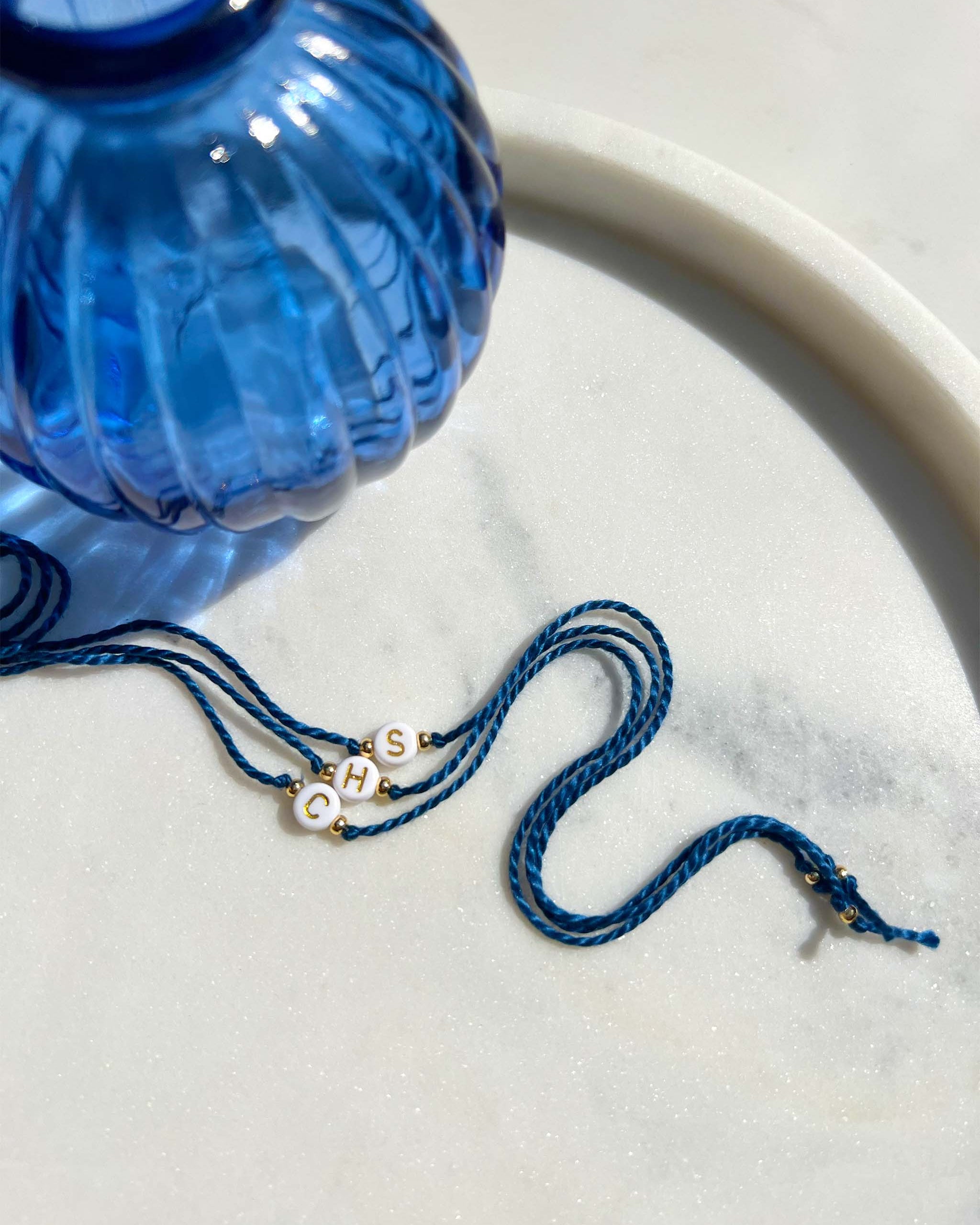 Initial - Round Bead Rakhi 🔤