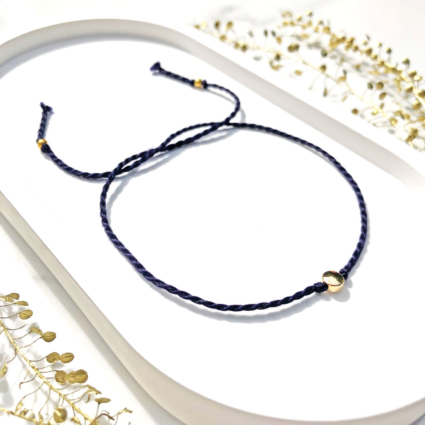 Midnight Navy 18k Gold Plated Rakhri