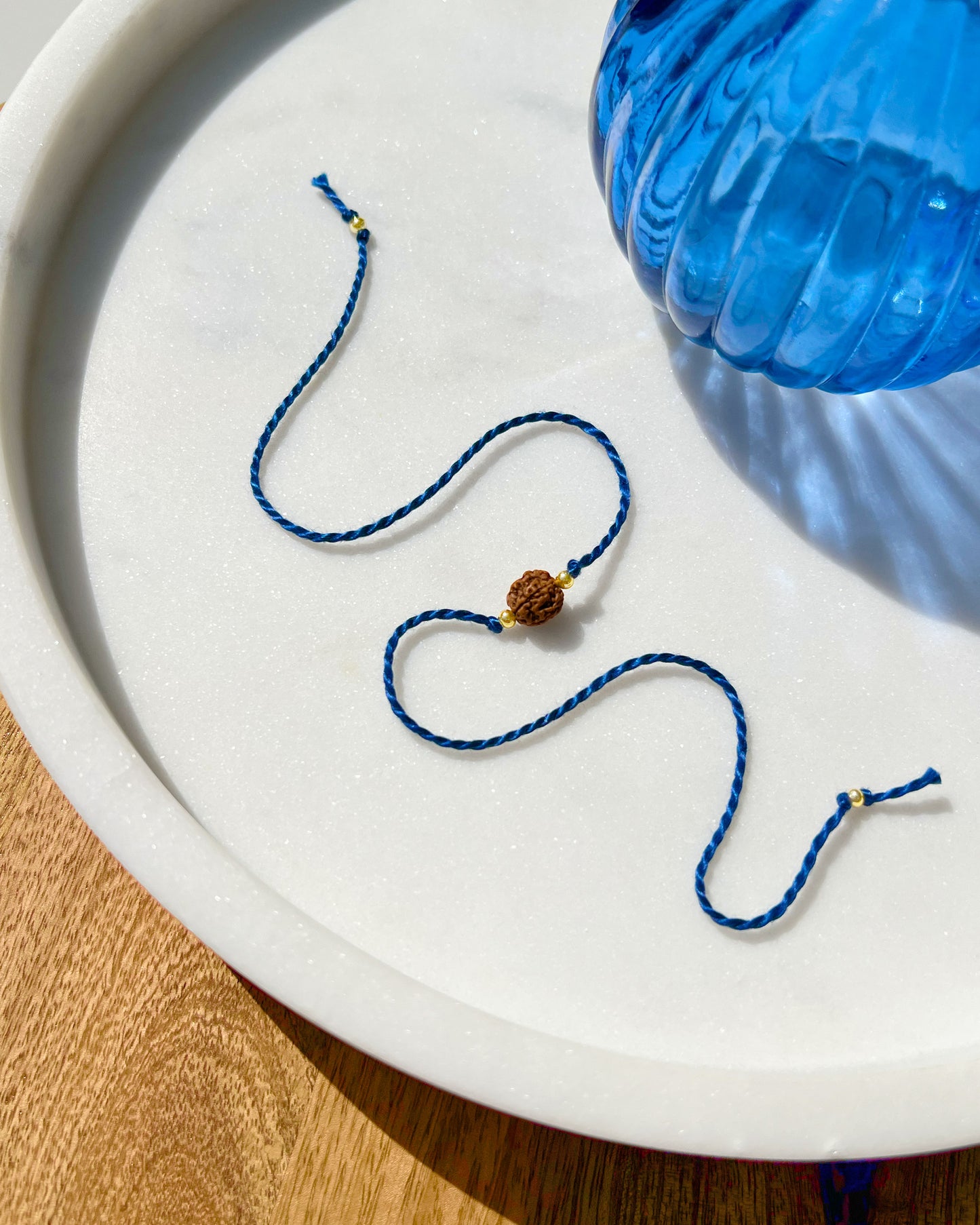 Natural Rudraksha Rakhi 📿