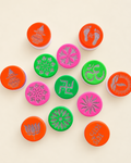 Rangoli Stencil Pots Pack of 4