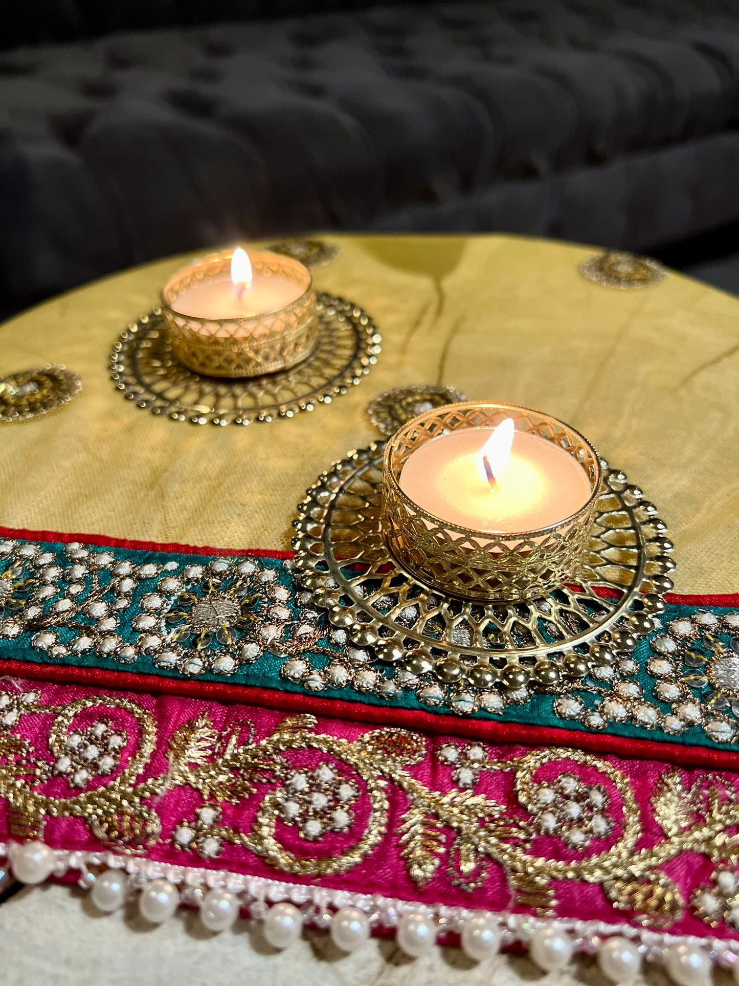 Diwali Gold Tealight Pack of 2