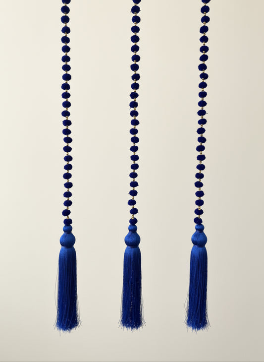 Royal Blue Diwali Hanging Tassel Garland ✨