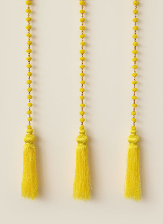 Yellow Diwali Hanging Tassel Garland ✨