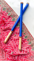 Adult's Personalised Dandiya Sticks - Royal Blue