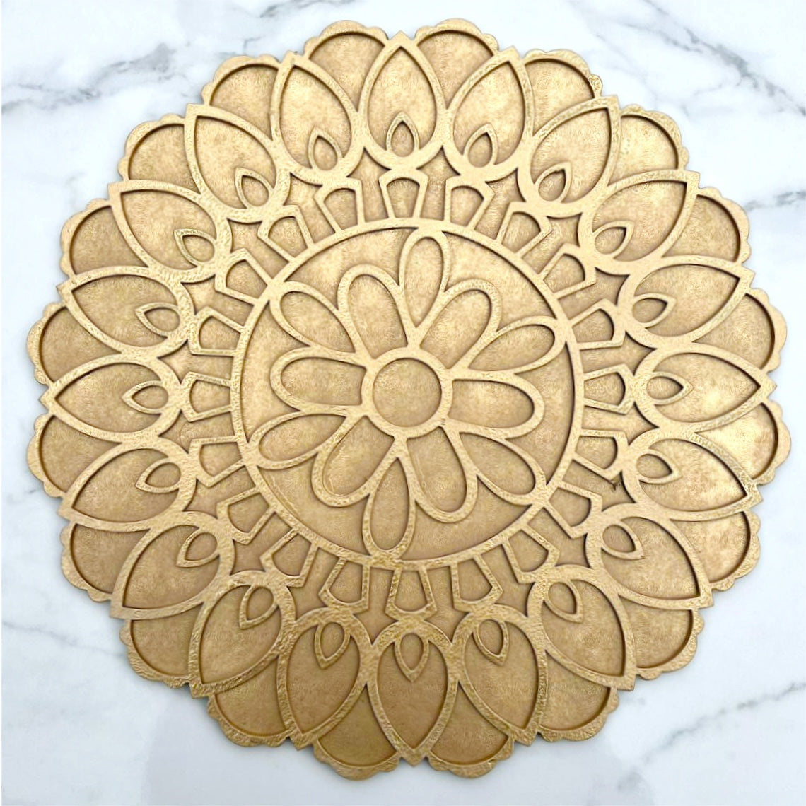 12" Diwali Light Wooden Rangoli Kit