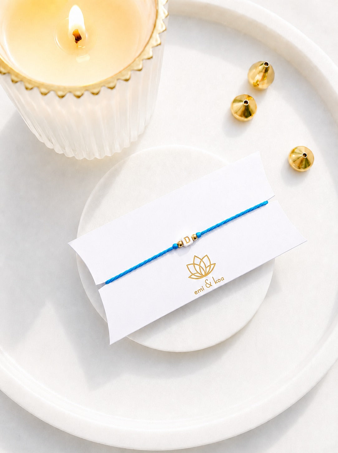 Initial - Mini Cube Rakhi ⏹️