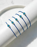 Frosted Navy Rakhi -  Multi Pack of 5