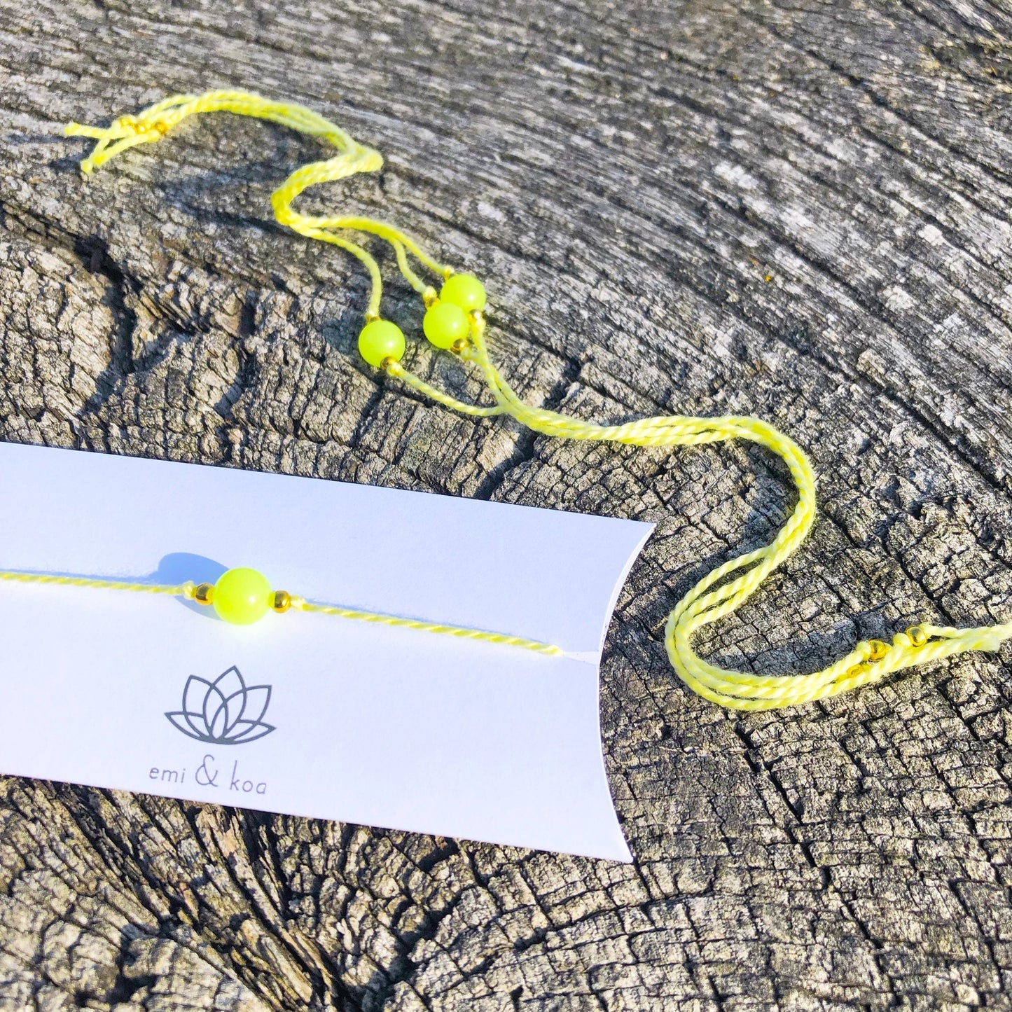 Yellow Glow In The Dark Rakhi